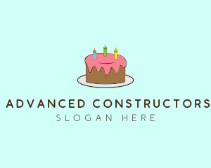 Sweet Birthday Cake logo design