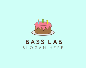 Sweet Birthday Cake logo design