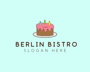 Sweet Birthday Cake logo design