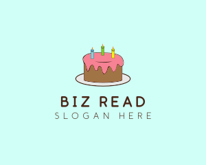 Sweet Birthday Cake logo design