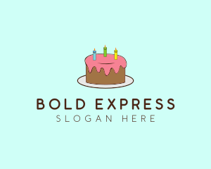 Sweet Birthday Cake logo design