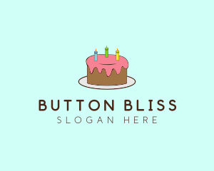 Sweet Birthday Cake logo design