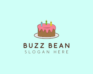 Sweet Birthday Cake logo design