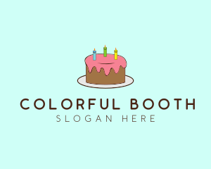 Sweet Birthday Cake logo design