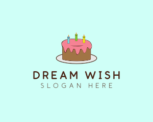 Sweet Birthday Cake logo design