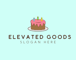 Sweet Birthday Cake logo design