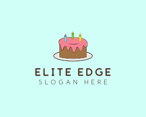 Sweet Birthday Cake logo design