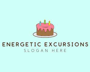 Sweet Birthday Cake logo design