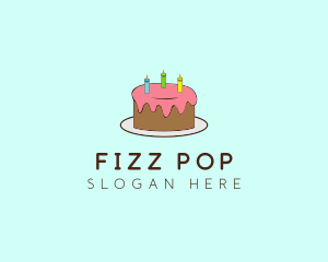 Sweet Birthday Cake logo design