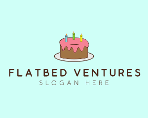 Sweet Birthday Cake logo design