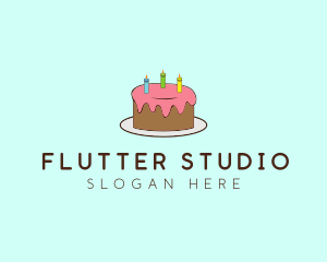 Sweet Birthday Cake logo design