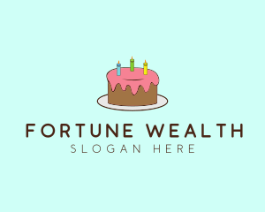 Sweet Birthday Cake logo design