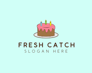 Sweet Birthday Cake logo design