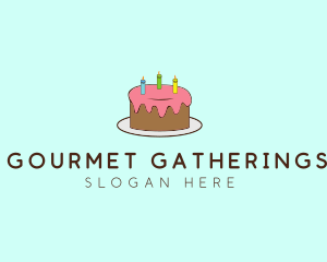 Sweet Birthday Cake logo design