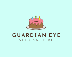 Sweet Birthday Cake logo design