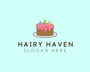 Sweet Birthday Cake logo design