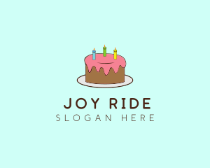 Sweet Birthday Cake logo design