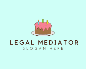 Sweet Birthday Cake logo design