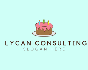 Sweet Birthday Cake logo design