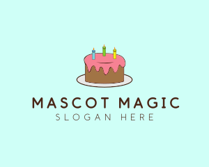 Sweet Birthday Cake logo design