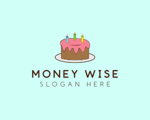 Sweet Birthday Cake logo design