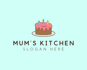 Sweet Birthday Cake logo design