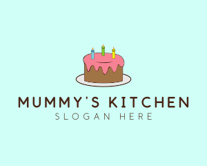 Sweet Birthday Cake logo design