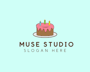 Sweet Birthday Cake logo design