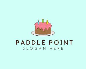 Sweet Birthday Cake logo design