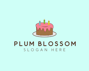 Sweet Birthday Cake logo design