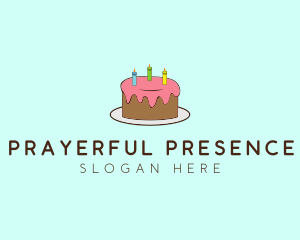 Sweet Birthday Cake logo design