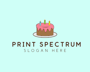 Sweet Birthday Cake logo design