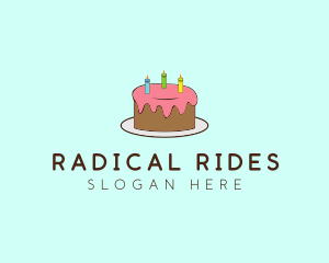 Sweet Birthday Cake logo design