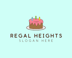 Sweet Birthday Cake logo design