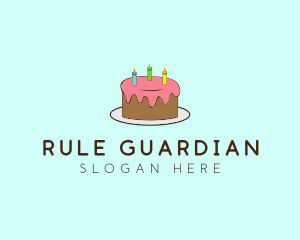 Sweet Birthday Cake logo design