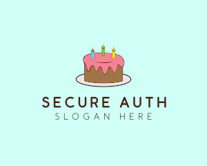 Sweet Birthday Cake logo design