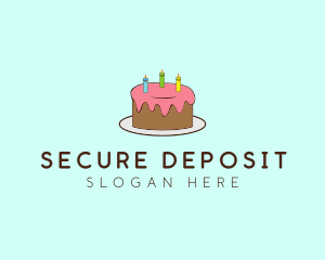 Sweet Birthday Cake logo design