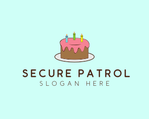 Sweet Birthday Cake logo design