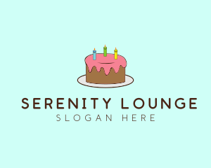 Sweet Birthday Cake logo design