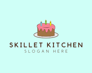 Sweet Birthday Cake logo design