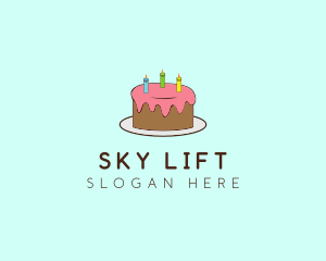 Sweet Birthday Cake logo design