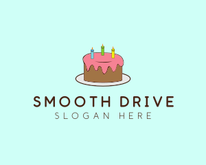 Sweet Birthday Cake logo design