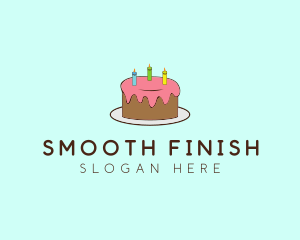 Sweet Birthday Cake logo design