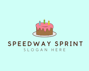 Sweet Birthday Cake logo design