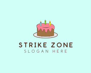 Sweet Birthday Cake logo design