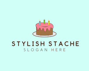 Sweet Birthday Cake logo design