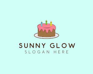 Sweet Birthday Cake logo design