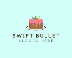 Sweet Birthday Cake logo design