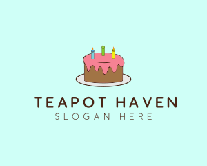 Sweet Birthday Cake logo design