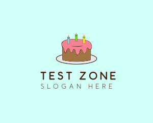 Sweet Birthday Cake logo design